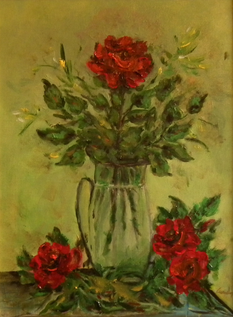 07 Rose rosse - olio su tela.JPG